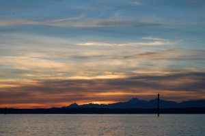 November Sunset - Twelve Months at Cultus Bay