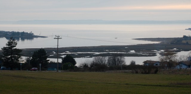 Trust me, the Olympics are right there, behind the clouds.