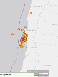 Chile quakes > 2.5